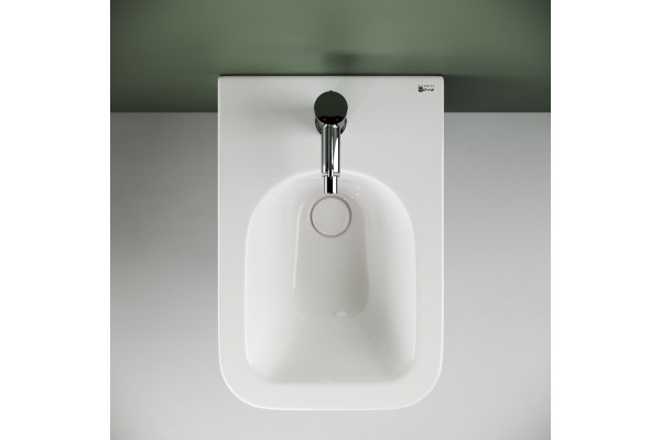 Биде подвесное Ceramica Nova Metric CN3008 цвет белый, прямоугольное, 34.5x51 см