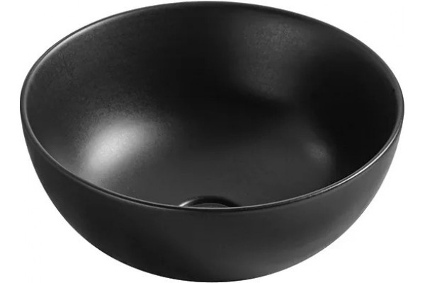 Рукомойник Ceramica Nova Element CN6004 круглая, цвет черный, на столешницу