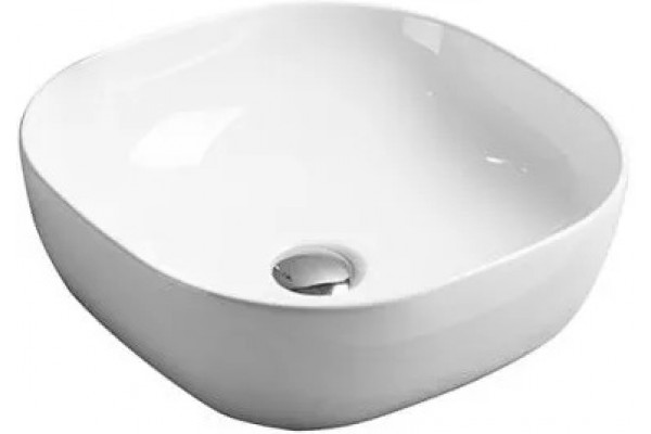Рукомойник Ceramica Nova Element CN6010 квадратная, цвет белый, на столешницу