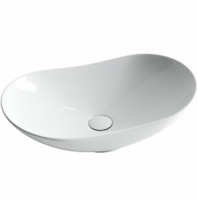 Раковина Ceramica Nova Element CN6015 овальная, цвет белый, на столешницу