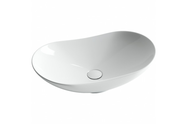 Раковина Ceramica Nova Element CN6015 овальная, цвет белый, на столешницу