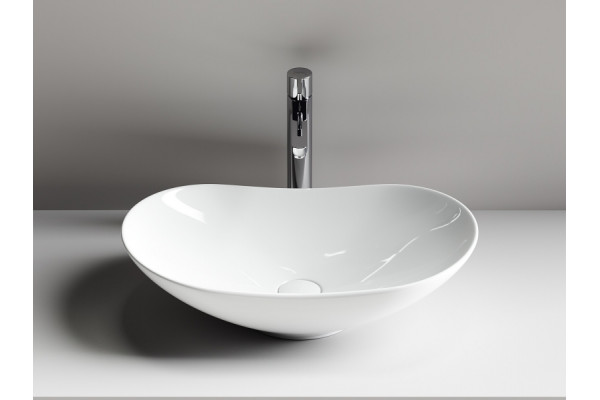 Раковина Ceramica Nova Element CN6015 овальная, цвет белый, на столешницу