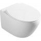 Унитаз подвесной Ceramica Nova Pearl Rimless CN8001 белый, овальный, 38x53 см
