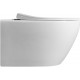 Унитаз подвесной Ceramica Nova Pearl Rimless CN8001 белый, овальный, 38x53 см