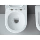 Унитаз подвесной Ceramica Nova Metropol CN4002 безободковый белый, овальный, 36.5x49 см