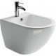 Биде подвесное Ceramica Nova Metropol CN4003 цвет белый, овальное, 36.5x49 см