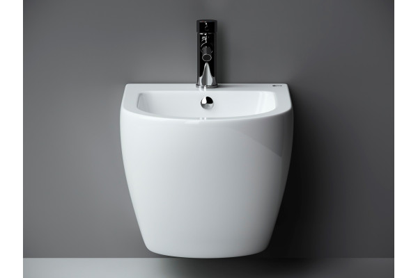 Биде подвесное Ceramica Nova Metropol CN4003 цвет белый, овальное, 36.5x49 см