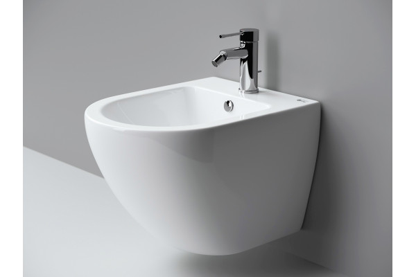 Биде подвесное Ceramica Nova Metropol CN4003 цвет белый, овальное, 36.5x49 см