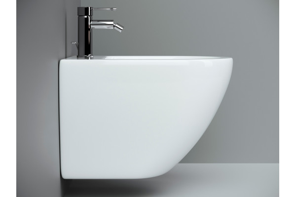 Биде подвесное Ceramica Nova Metropol CN4003 цвет белый, овальное, 36.5x49 см