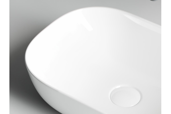 Рукомойник Ceramica Nova Element CN6009 прямоугольная, цвет белый, на столешницу