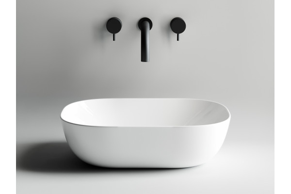 Рукомойник Ceramica Nova Element CN6009 прямоугольная, цвет белый, на столешницу