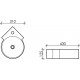 Рукомойник Ceramica Nova Element CN5019 угловая, цвет белый