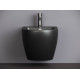 Биде подвесное Ceramica Nova Metropol CN4003MB цвет черный, овальное, 36.5x49 см