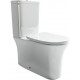 Унитаз-компакт Ceramica Nova Star CN1904 белый, овальный, 39x65 см