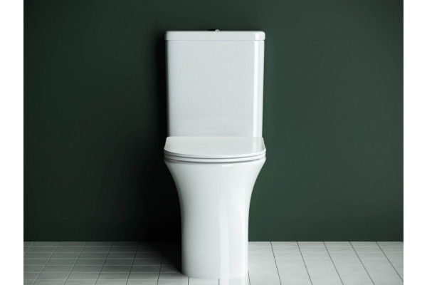 Унитаз-компакт Ceramica Nova Star CN1904 белый, овальный, 39x65 см