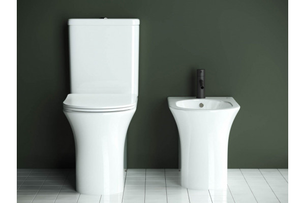 Унитаз-компакт Ceramica Nova Star CN1904 белый, овальный, 39x65 см