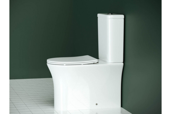 Унитаз-компакт Ceramica Nova Star CN1904 белый, овальный, 39x65 см