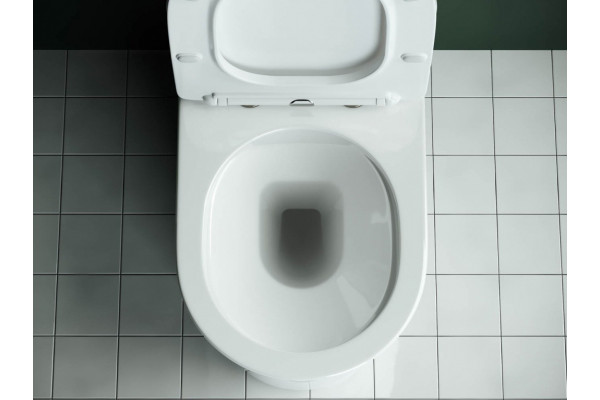 Унитаз-компакт Ceramica Nova Star CN1904 белый, овальный, 39x65 см