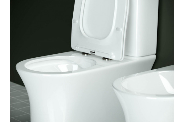 Унитаз-компакт Ceramica Nova Star CN1904 белый, овальный, 39x65 см