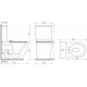 Унитаз-компакт Ceramica Nova Metropol CN4001 белый, овальный, 38.5x62 см