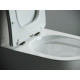 Унитаз-компакт Ceramica Nova Metropol CN4001 белый, овальный, 38.5x62 см