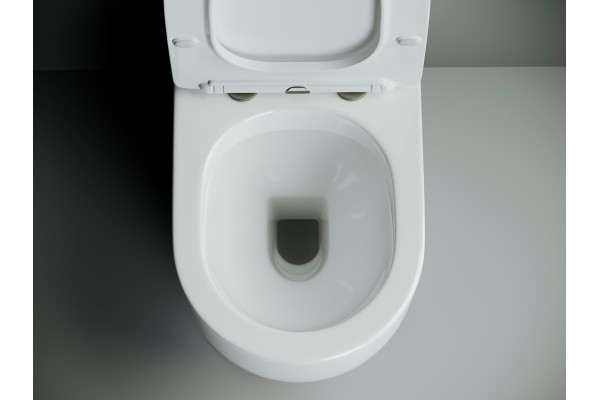 Унитаз-компакт Ceramica Nova Metropol CN4001 белый, овальный, 38.5x62 см