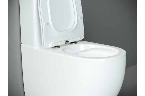 Унитаз-компакт Ceramica Nova Metropol CN4001 белый, овальный, 38.5x62 см