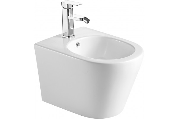 Биде подвесное Ceramica Nova Forma CN3012 цвет белый, овальное, 37x48 см