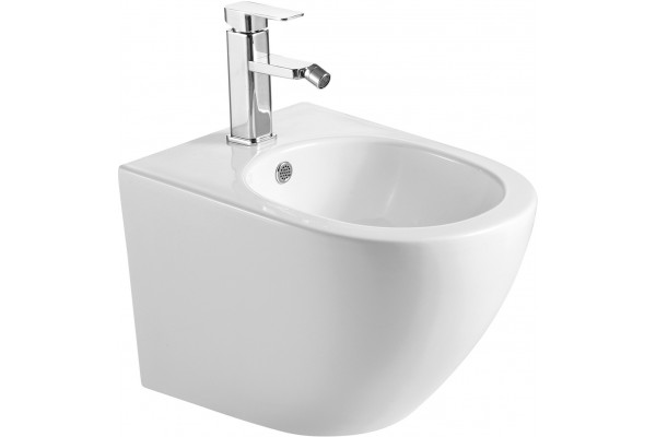 Биде подвесное Ceramica Nova Forma CN3010 цвет белый, овальное, 37x48 см