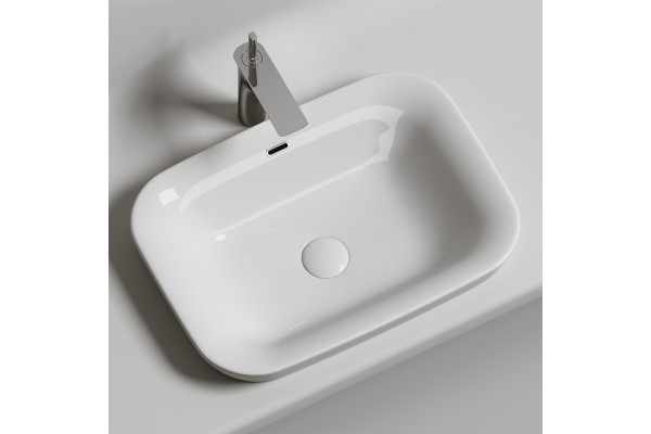 Раковина Ceramica Nova Element CN6041 прямоугольная, цвет белый