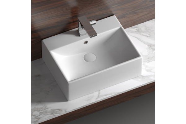 Раковина Ceramica Nova Element CN6040 прямоугольная, цвет белый