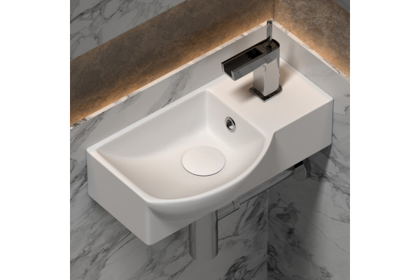 Рукомойник Ceramica Nova Element CN6039L прямоугольная, цвет белый