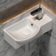 Рукомойник Ceramica Nova Element CN6039L прямоугольная, цвет белый