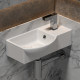 Рукомойник Ceramica Nova Element CN6039L прямоугольная, цвет белый