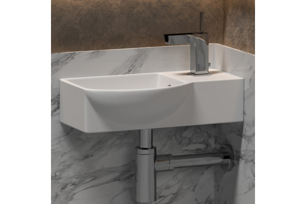 Рукомойник Ceramica Nova Element CN6039L прямоугольная, цвет белый