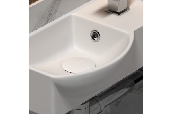Рукомойник Ceramica Nova Element CN6039L прямоугольная, цвет белый
