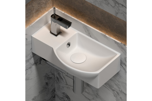 Рукомойник Ceramica Nova Element CN6039R прямоугольная, цвет белый