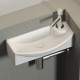 Рукомойник Ceramica Nova Element CN6038L прямоугольная, цвет белый