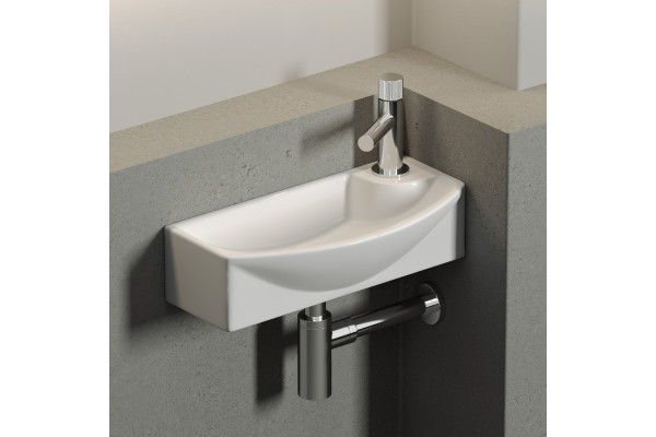 Рукомойник Ceramica Nova Element CN6038L прямоугольная, цвет белый