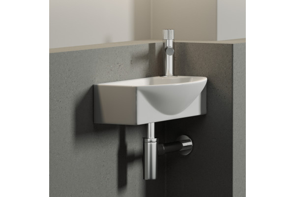 Рукомойник Ceramica Nova Element CN6038L прямоугольная, цвет белый