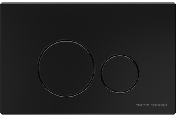 Система инсталляции для унитазов Ceramica Nova Envision Round CN1001B кнопка черная матовая 50x16x124 см,  в современном стиле