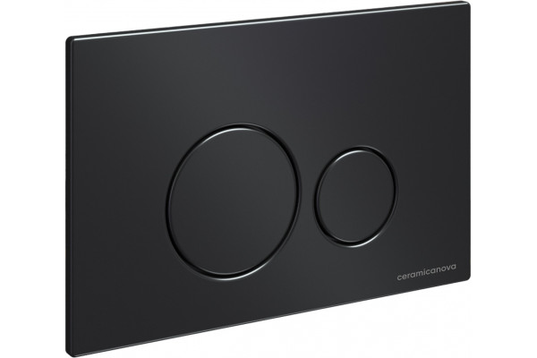 Система инсталляции для унитазов Ceramica Nova Envision Round CN1001B кнопка черная матовая 50x16x124 см,  в современном стиле