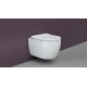Комплект Унитаз подвесной Ceramica Nova Play CN3001 безободковый, с микролифтом + Система инсталляции для унитазов Envision CN1001W с кнопкой смыва и шумоизоляционной панелью, цвет белый