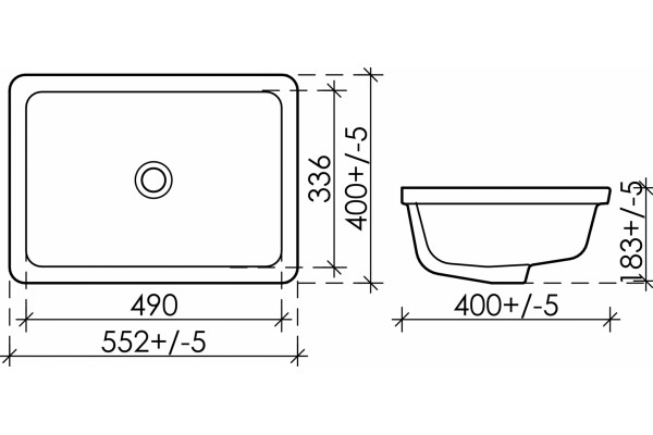 Раковина Ceramica Nova Element CN6045 цвет белый