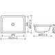 Раковина Ceramica Nova Element CN6045 цвет белый