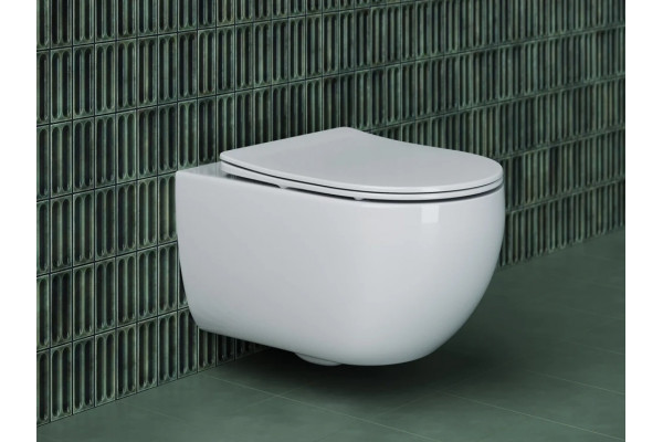 Унитаз подвесной Ceramica Nova Long CN3015 белый, 36.5x55.5 см