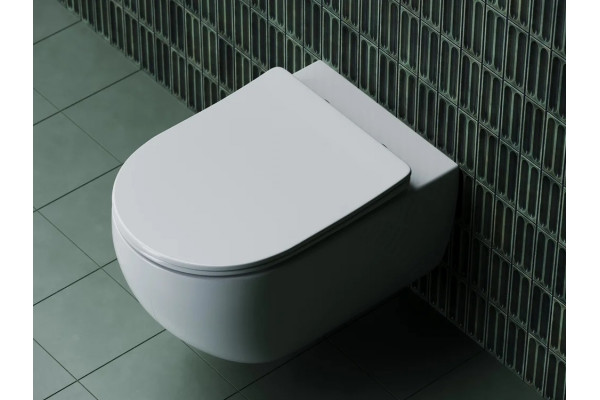 Унитаз подвесной Ceramica Nova Long CN3015 белый, 36.5x55.5 см