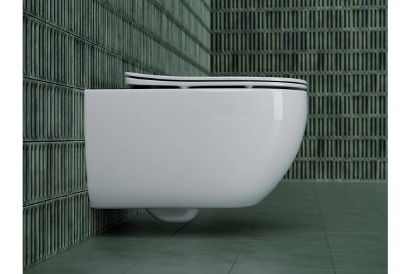 Унитаз подвесной Ceramica Nova Long CN3015 белый, 36.5x55.5 см