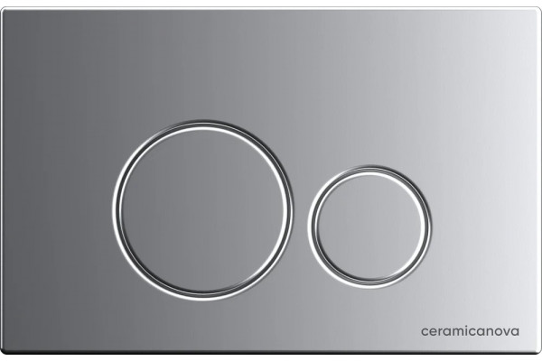 Система инсталляции для унитазов Ceramica Nova Envision Round CN1001M кнопка хром матовый 50x16x124 см,  в современном стиле