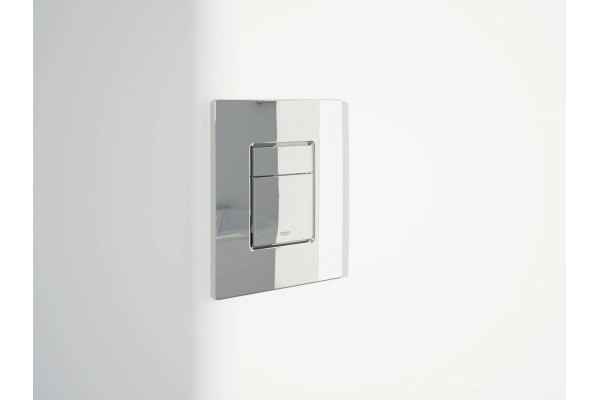 Комплект Система инсталляции для унитазов Grohe Rapid SL 38772001 3 в 1 с кнопкой смыва + Унитаз подвесной Cersanit Carina new clean on slim lift + Кольцо для регулировки смыва Grohe 42075000, цвет белый, бачок 3/6 л